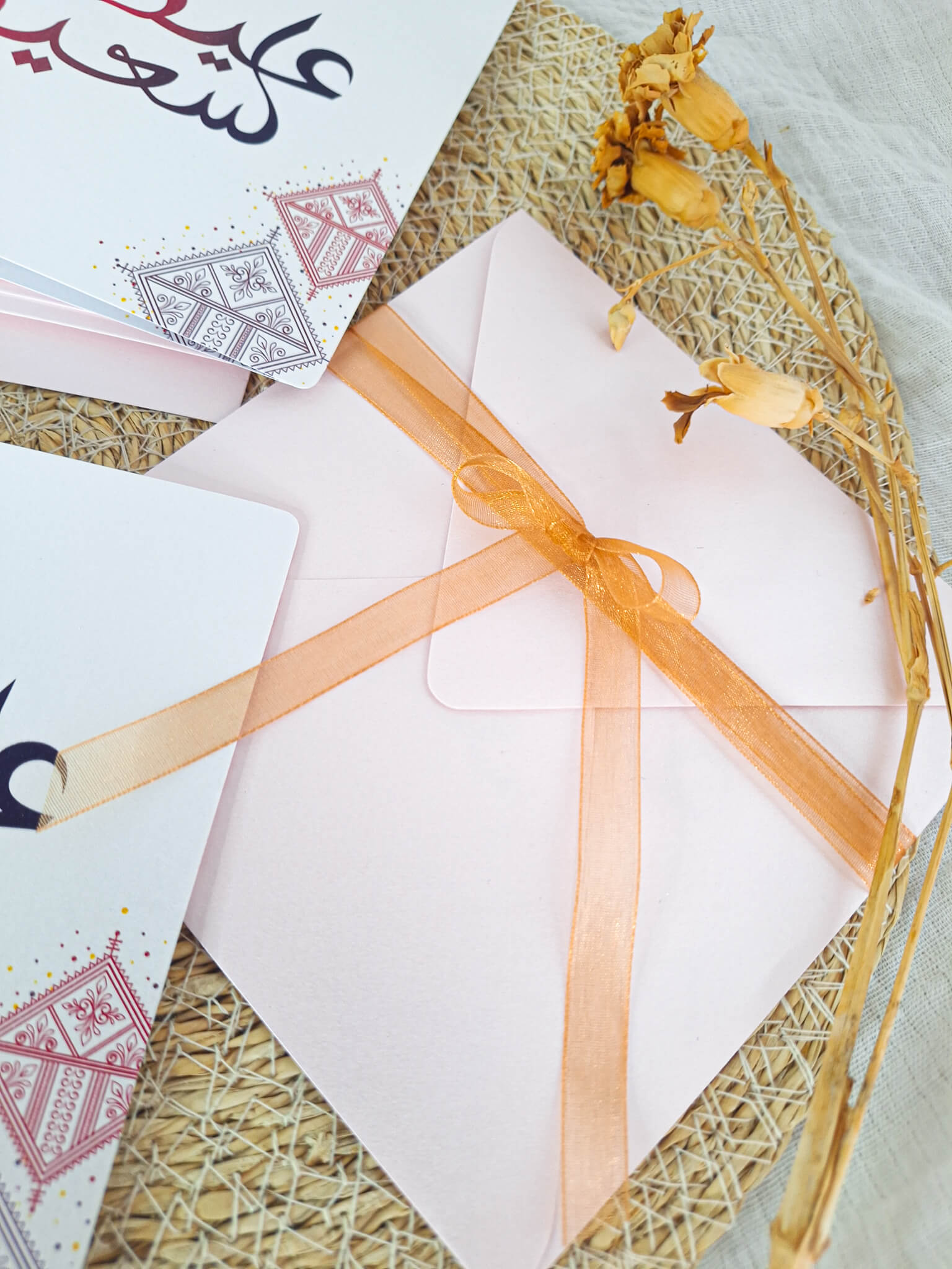 Carte Aid Said – Fuchsia & bordeaux – Image 3