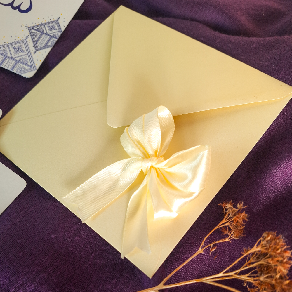 Carte Aid Said – Safran & violet – Image 2